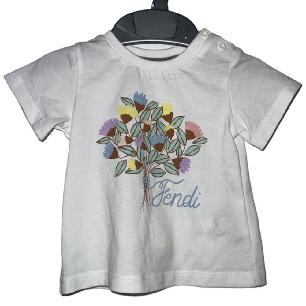 Fendi Logo Graphic Tee Shirt